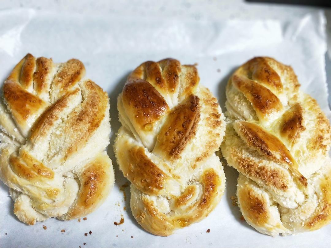 雪雪yx666做的椰蓉辫子面包