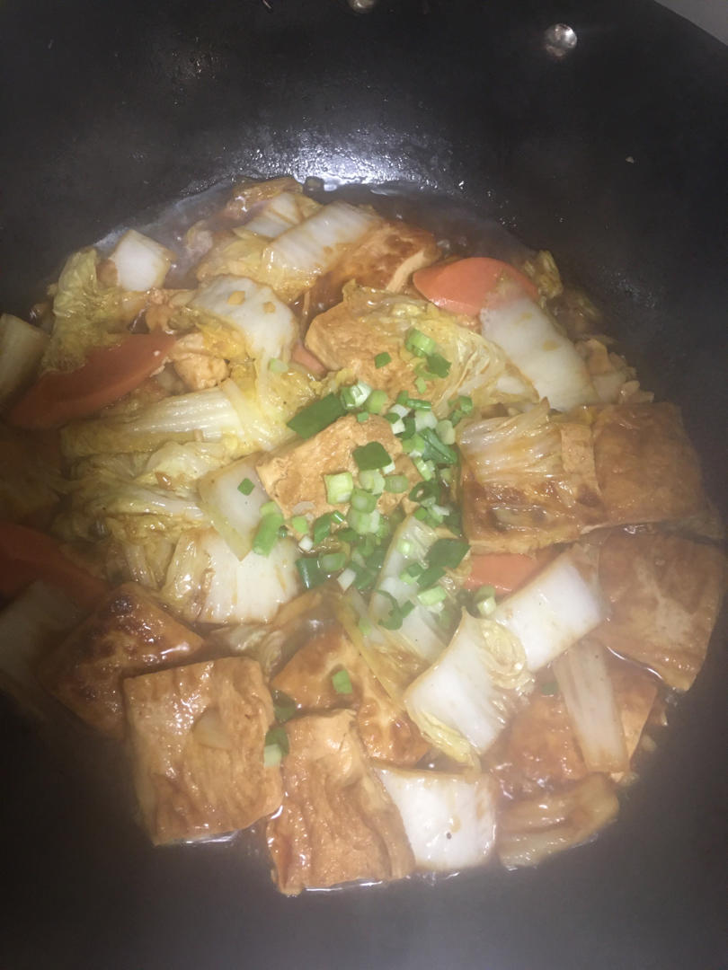 暖胃又下饭的香肠白菜豆腐煲🔥10分钟搞定