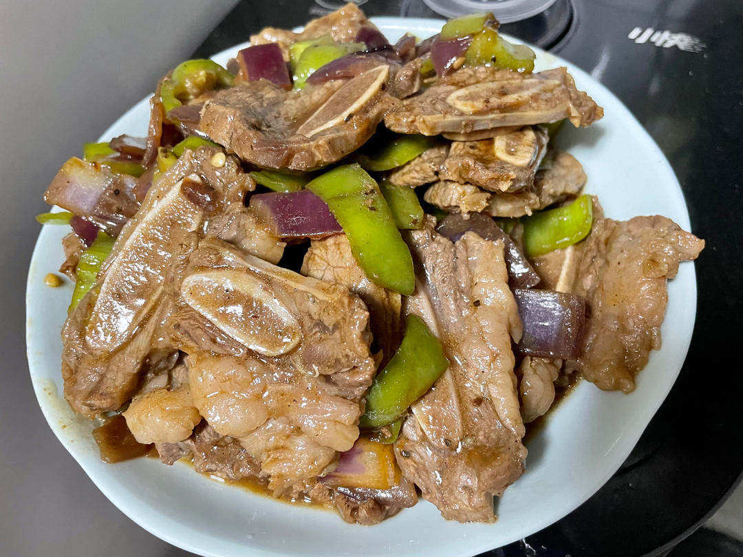 家庭版黑椒牛仔骨