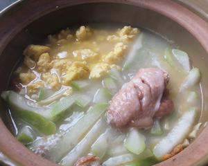 🌸砂锅一锅熟🌸宝宝快手菜🌟海米蛋香节瓜煲🌟的做法 步骤10