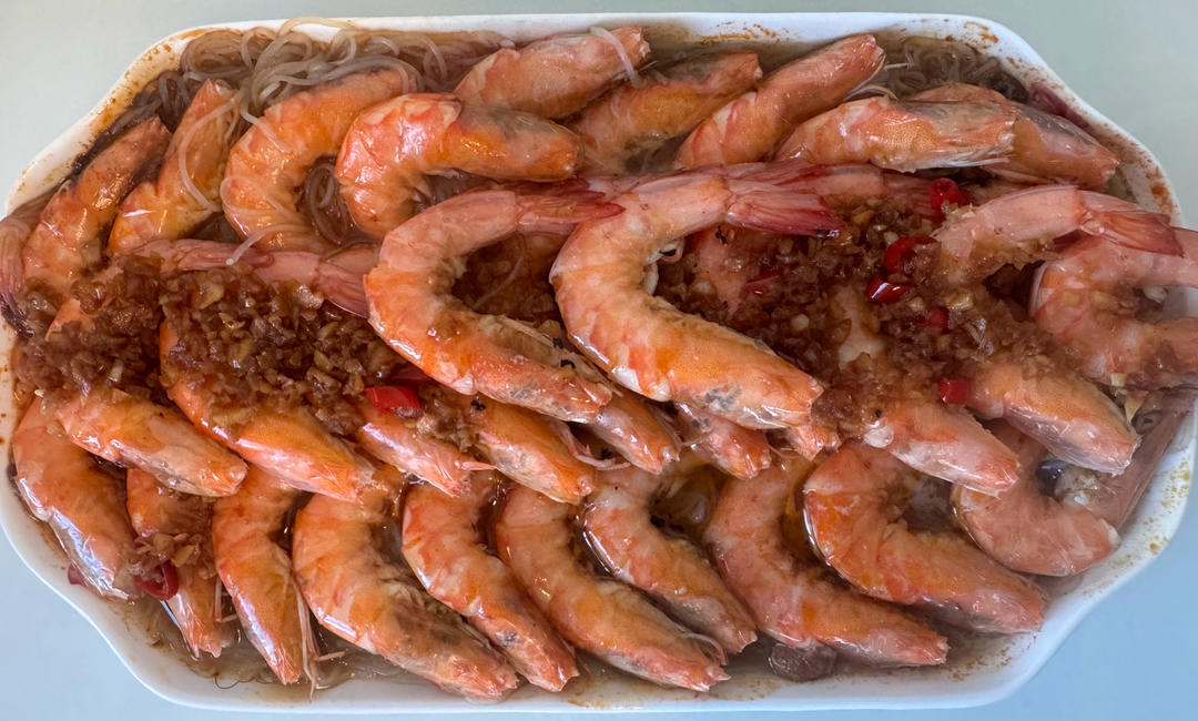 蒜蓉粉丝蒸虾