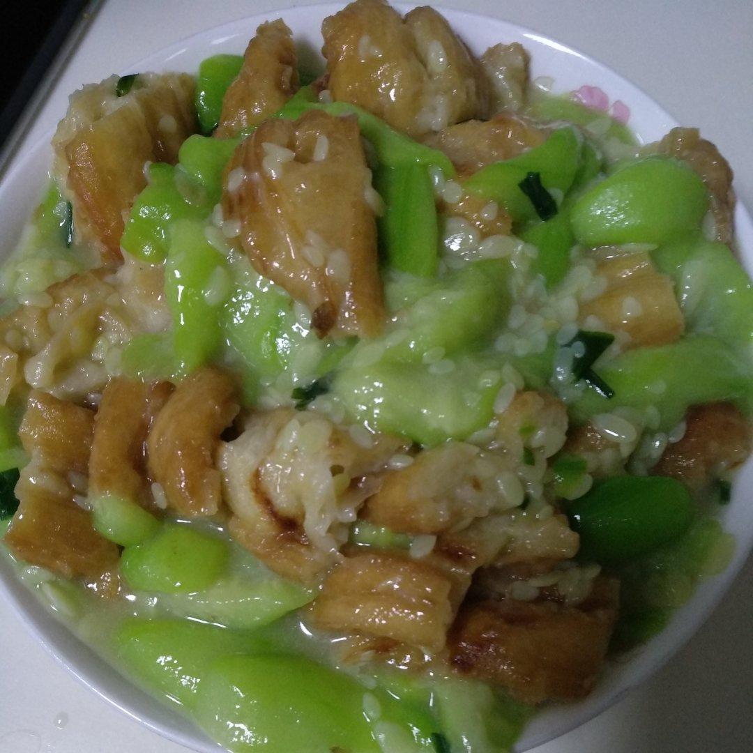 家常版老油条烧丝瓜