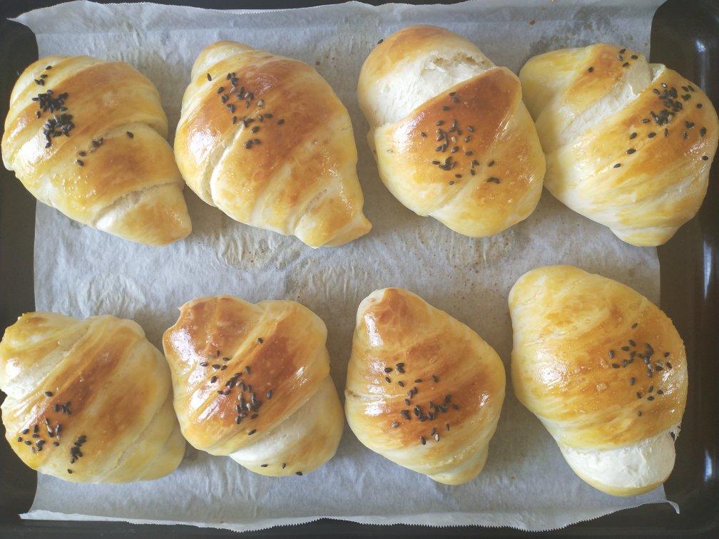 奶香牛角包🥐（手揉）