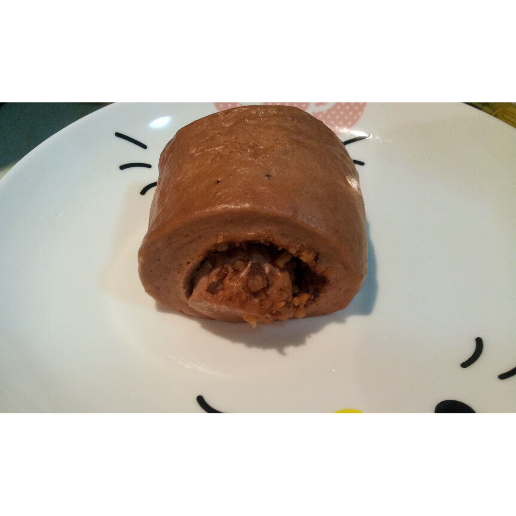 松软黑可可核桃馒头
