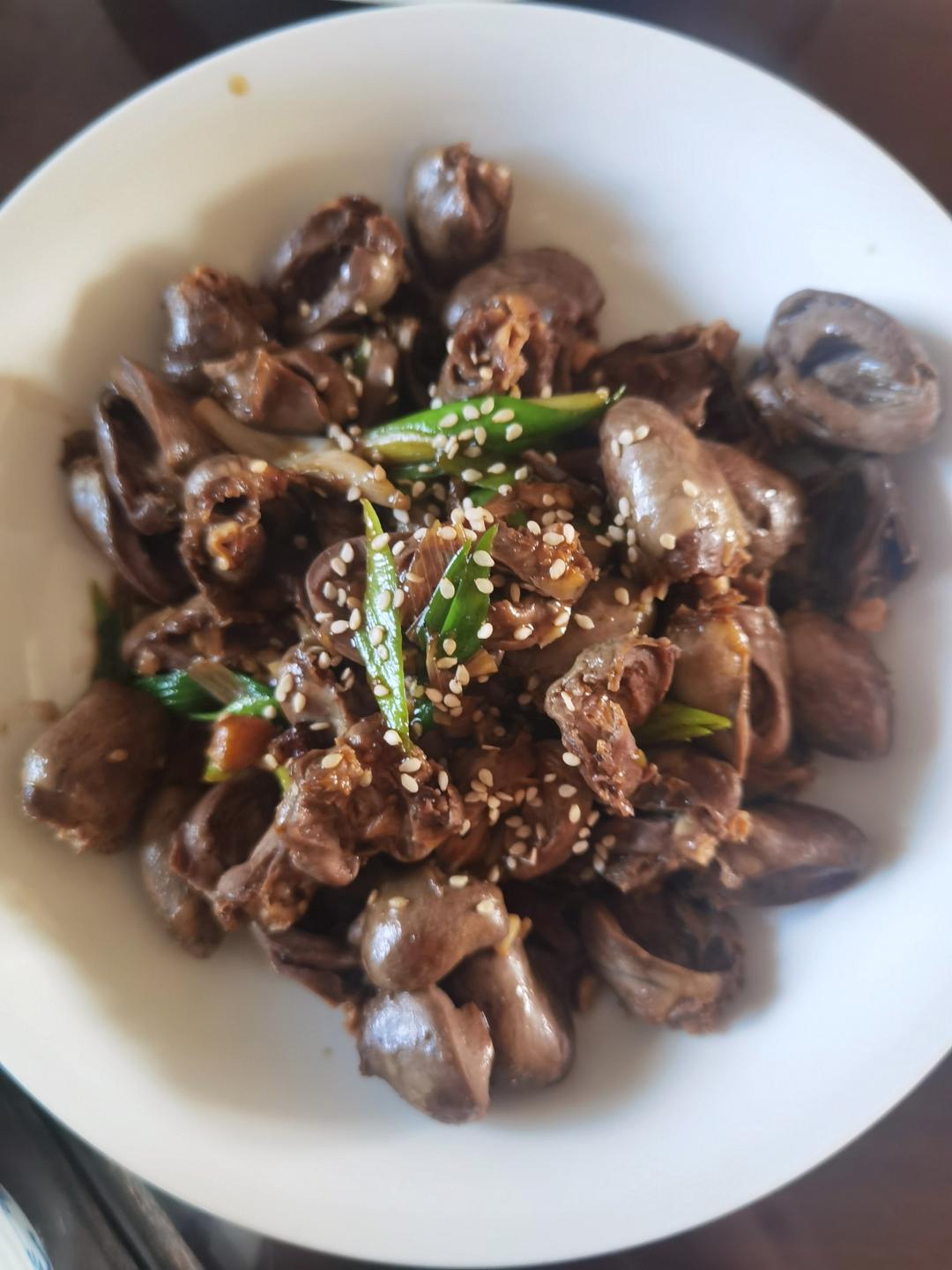 孜然鸡心