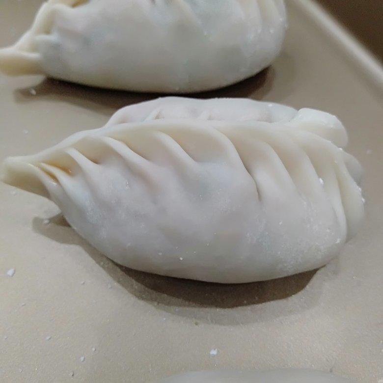 现包现煎抱蛋煎饺&附煎饺的包法