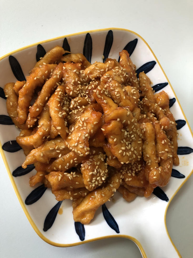 糖醋鸡胸肉（比猪肉更嫩的糖醋肉）