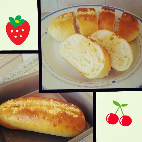 香葱蒜味咸面包