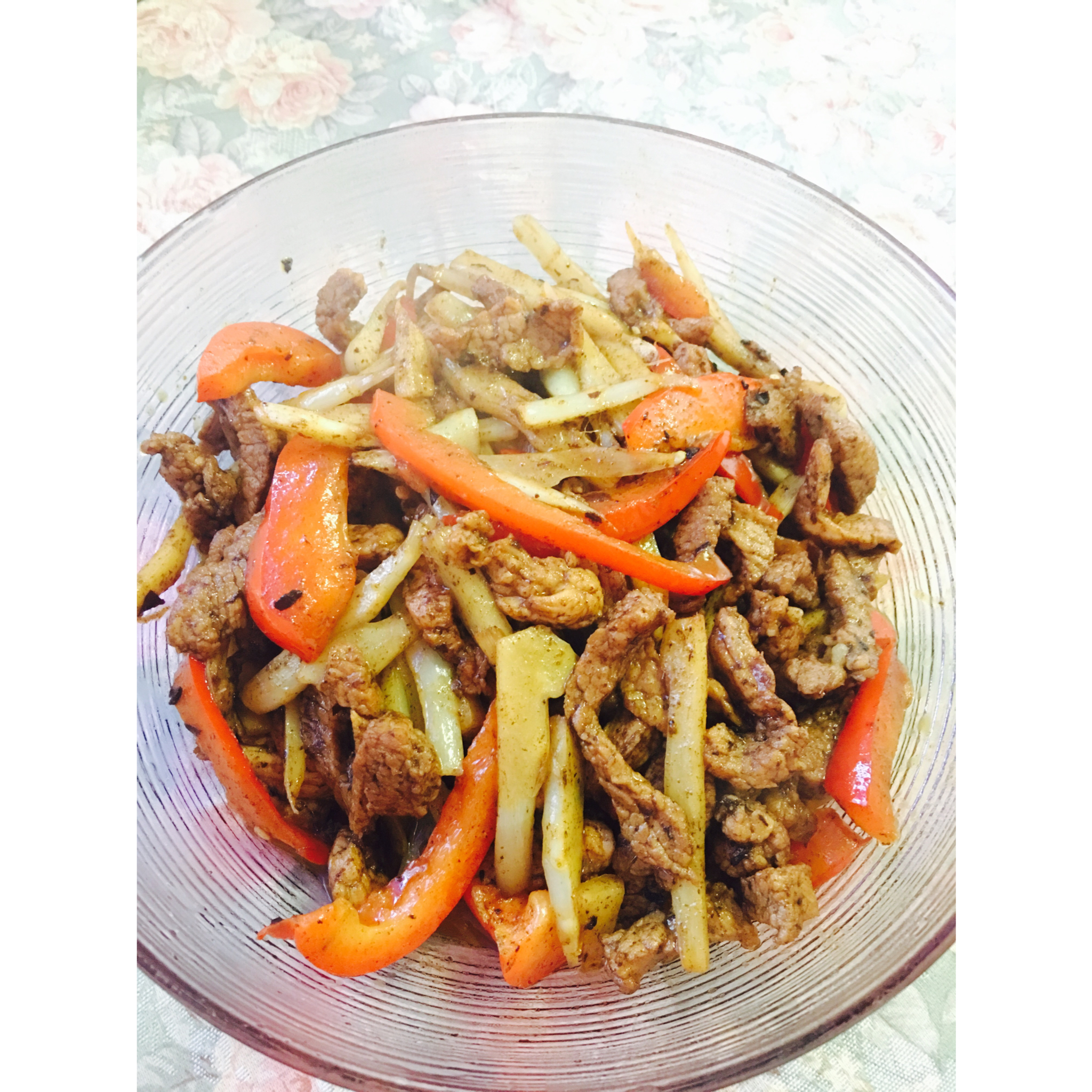 姜姜酱-做过仔姜肉丝慢慢学点菜97iphone 拍摄于