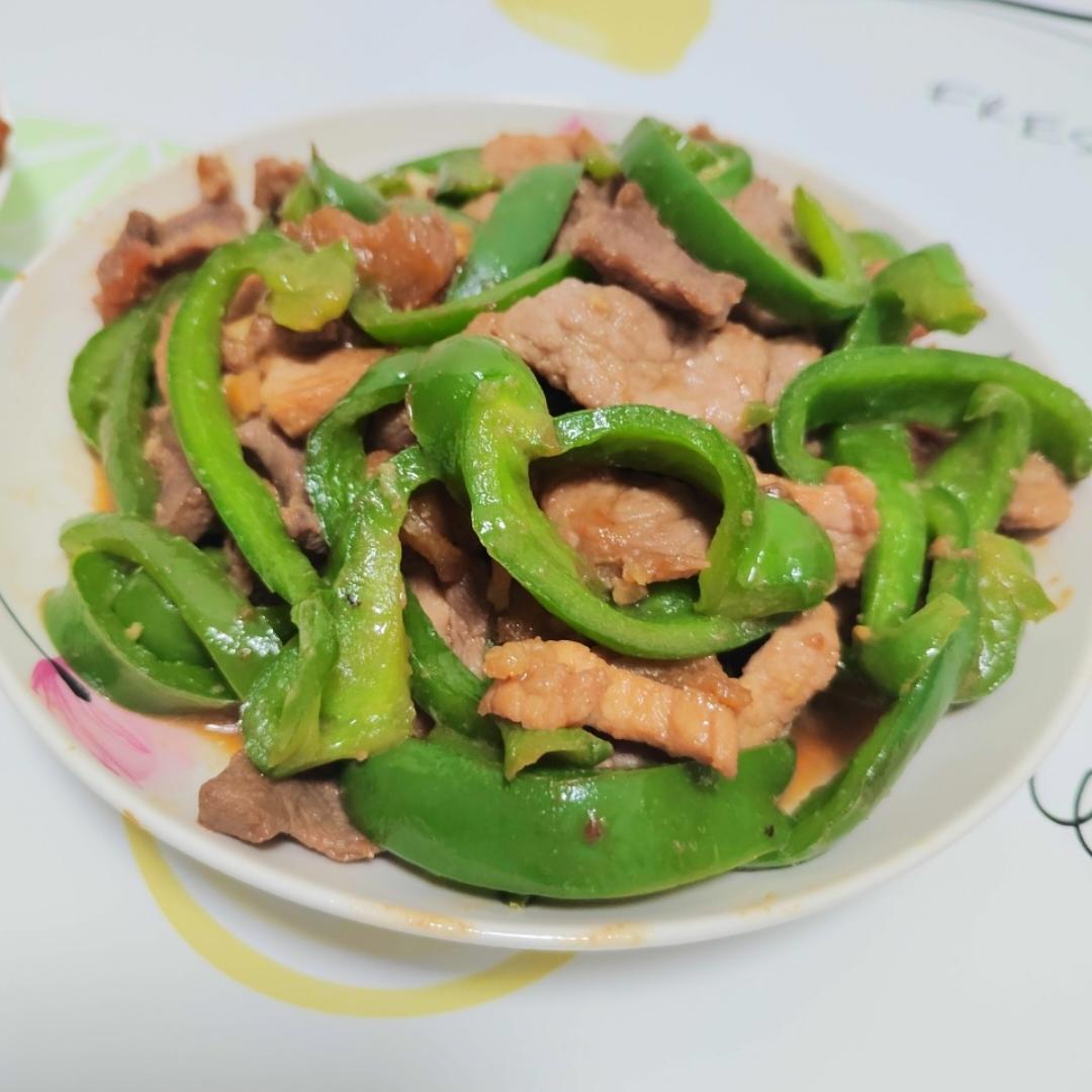 ‼️好吃到舔盘的青椒肉丝盖浇饭