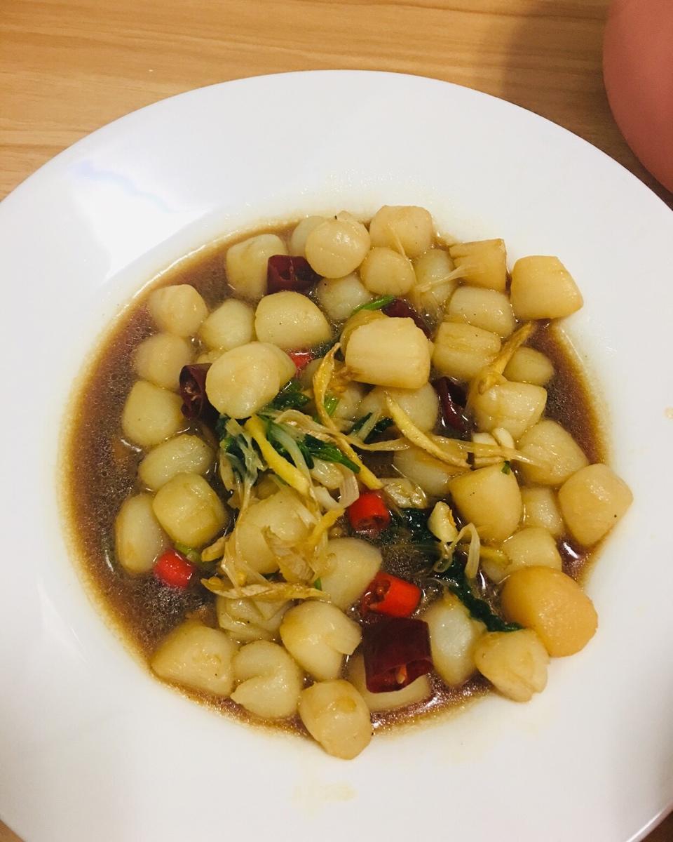 爆炒新鲜扇贝丁（瑶柱）—内陆人民吃不到版