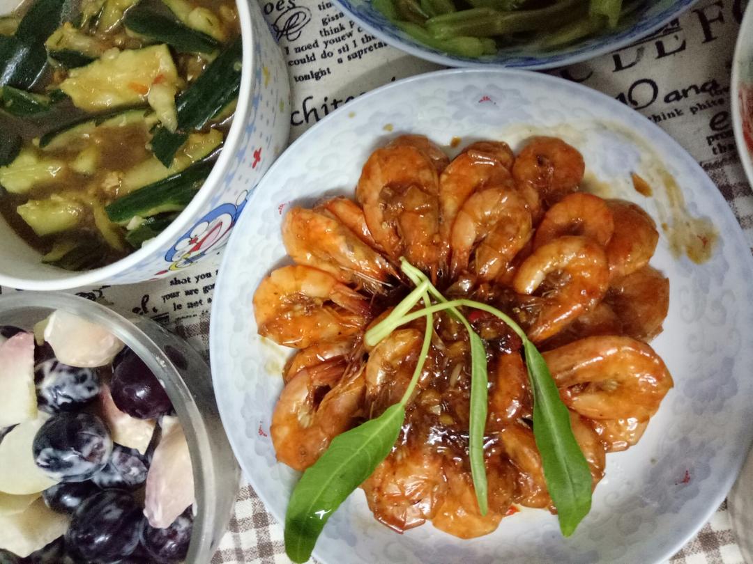 油焖大虾
