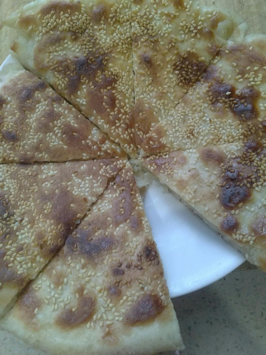 椒盐发面饼 Sesame Pancake