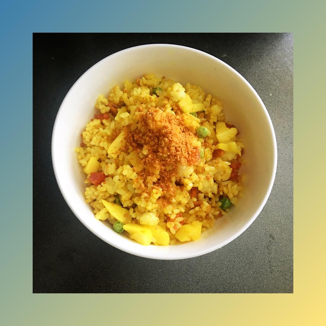 虾仁菠萝炒饭