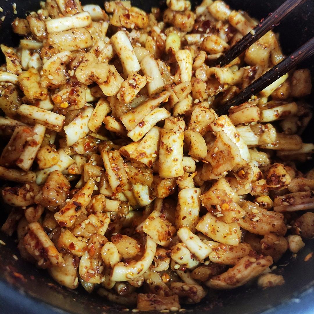 四川风味麻辣萝卜干