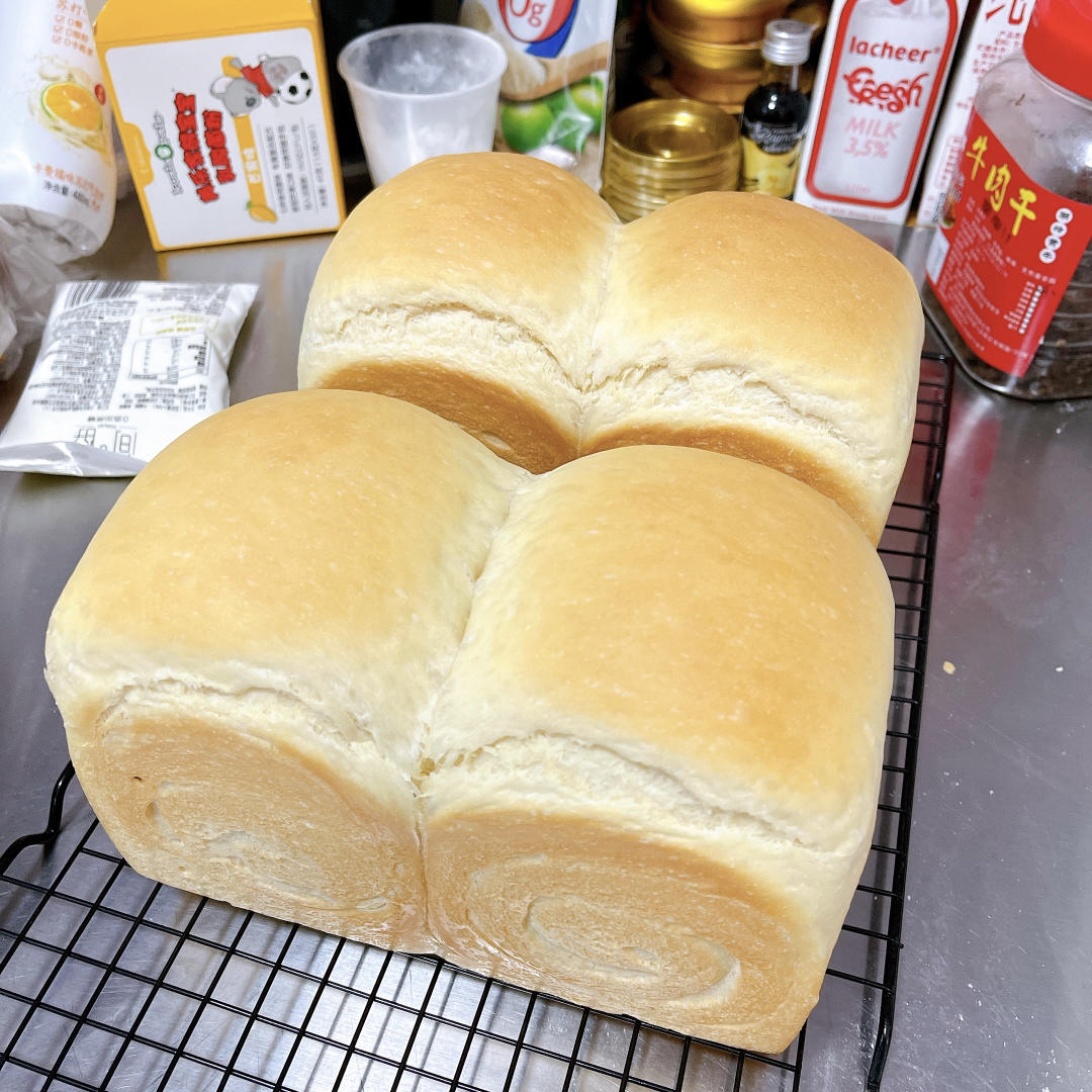 低糖低油养生豆浆吐司