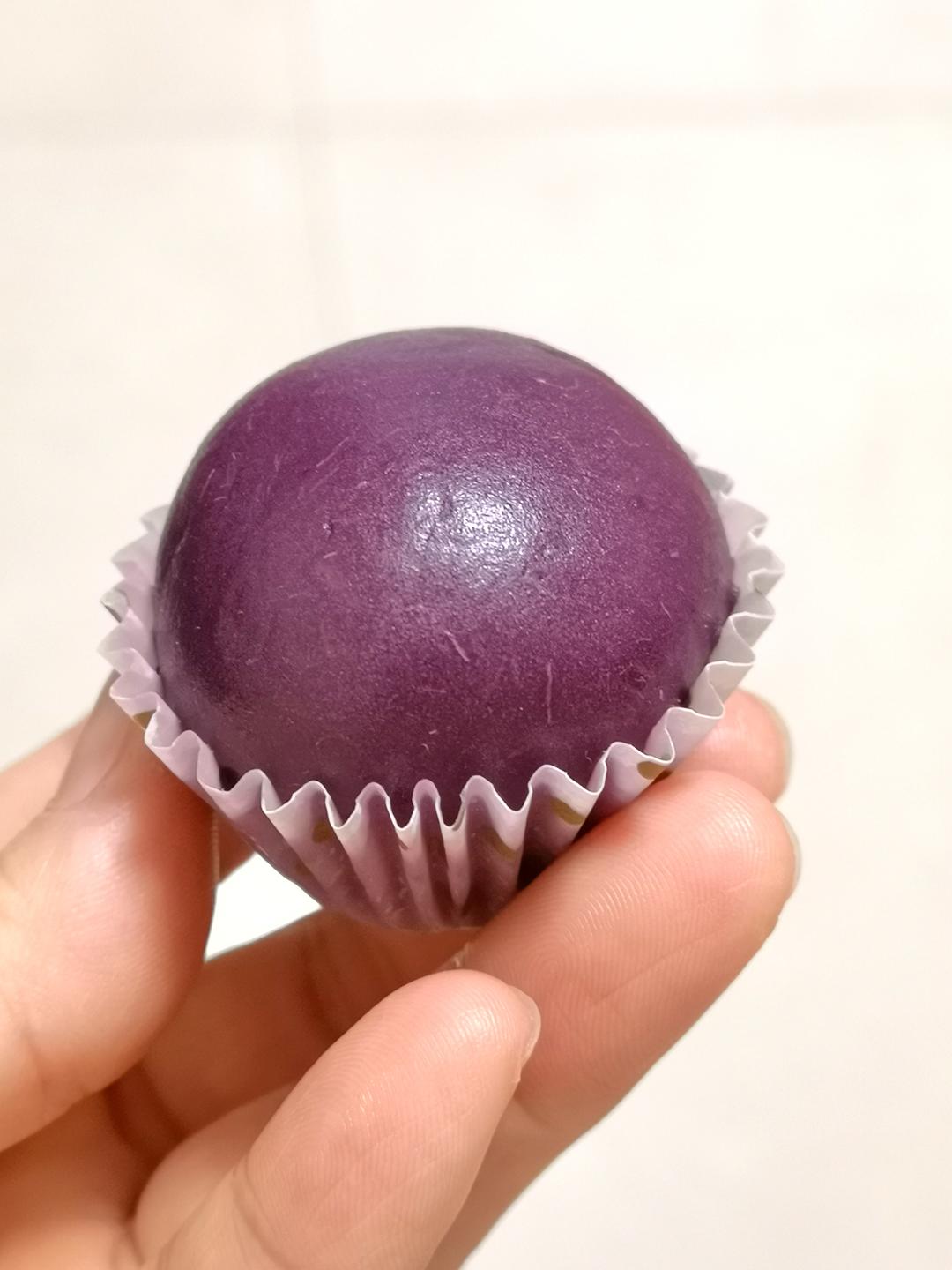 溏心紫薯球（棉花糖版）的做法