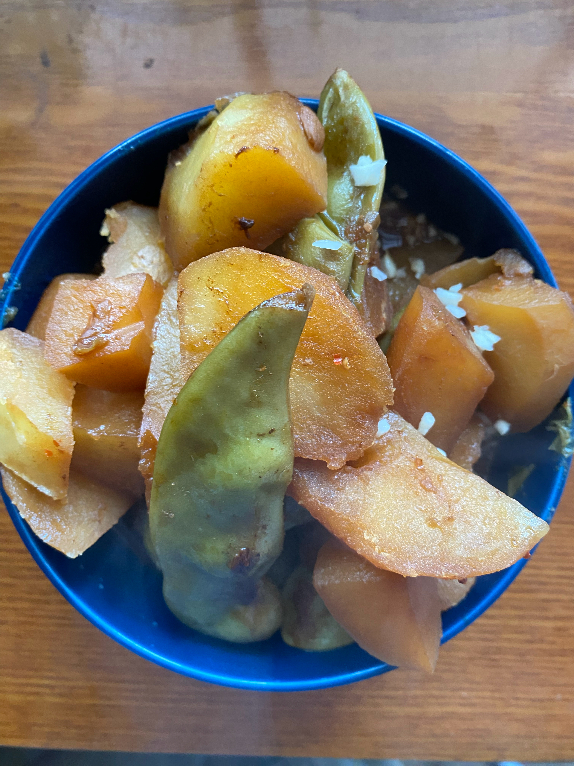 油豆角炖土豆（纯素）