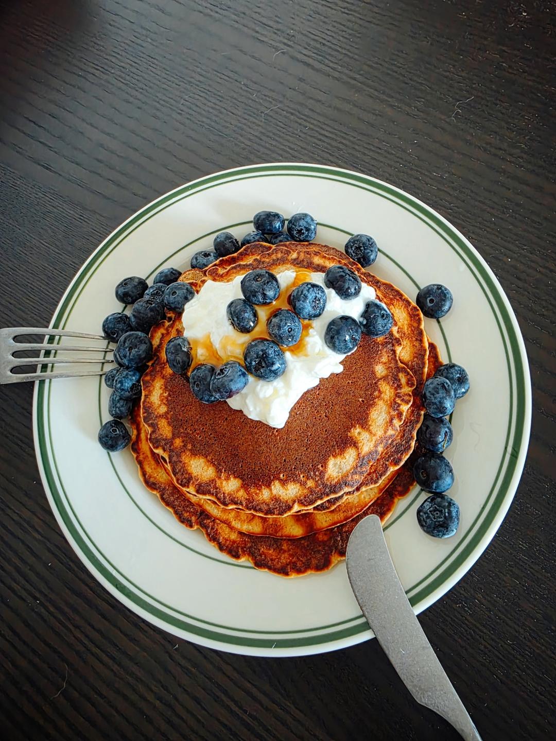 松饼（酒店配方，家里平底锅就可以做，小朋友最爱）