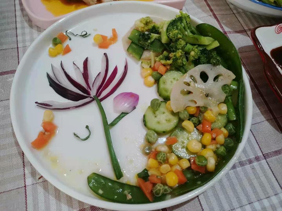 #爱妻菜谱 荷塘月色-素食小炒