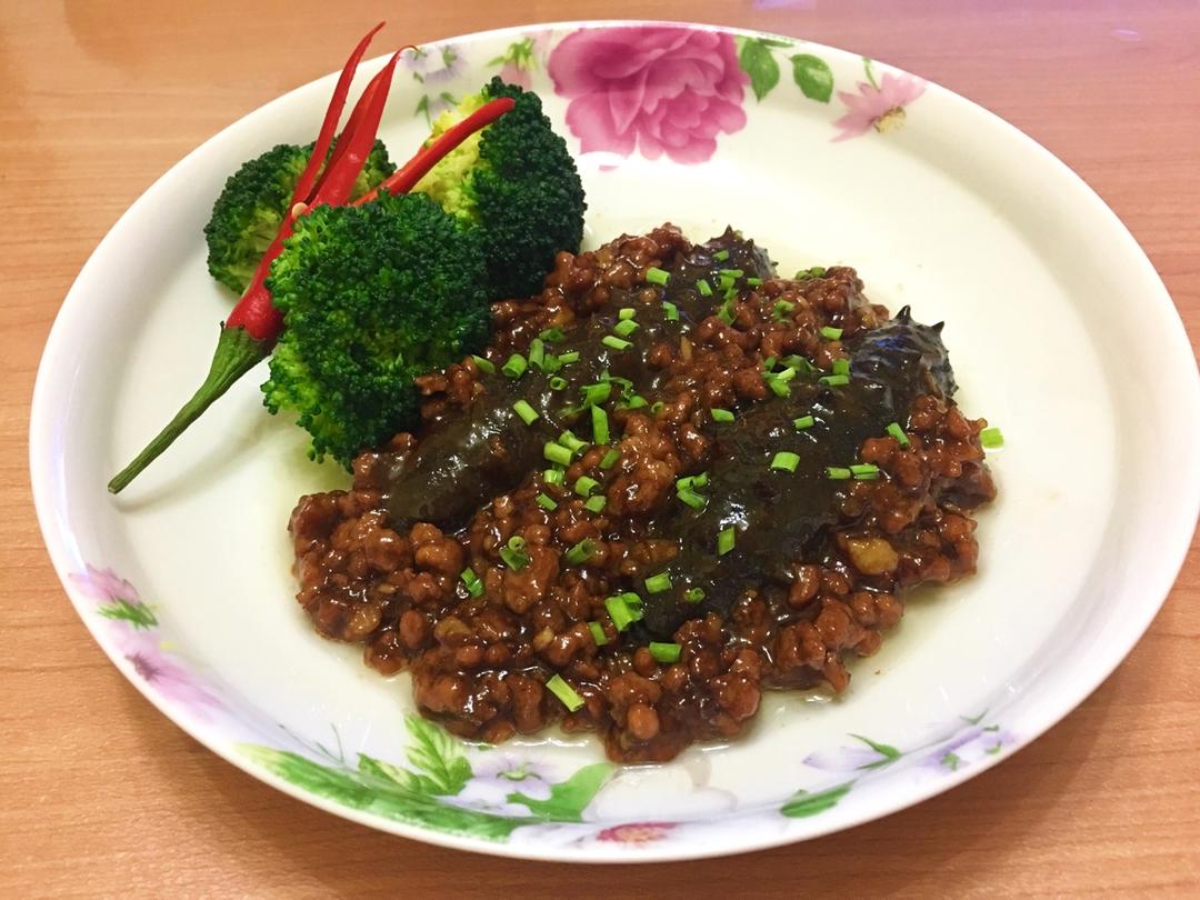 悠悠_fjpe做的肉末烧海参