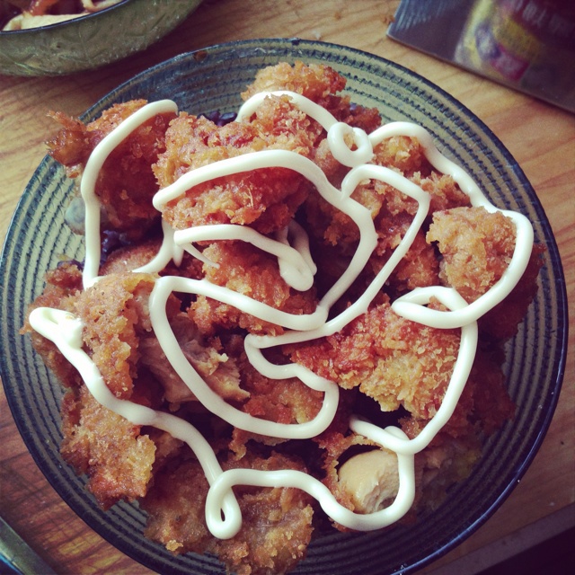 我的幸福沙拉炸鸡饭