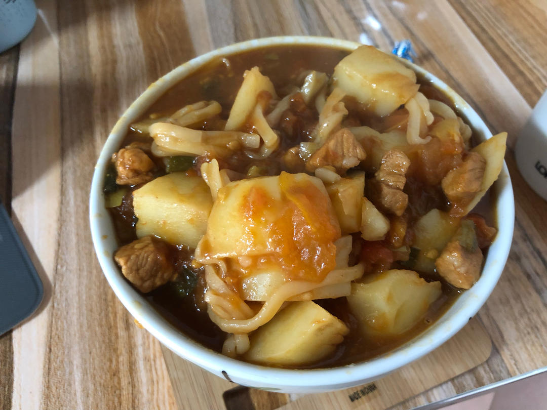 堂妈小厨——豆角番茄焖面