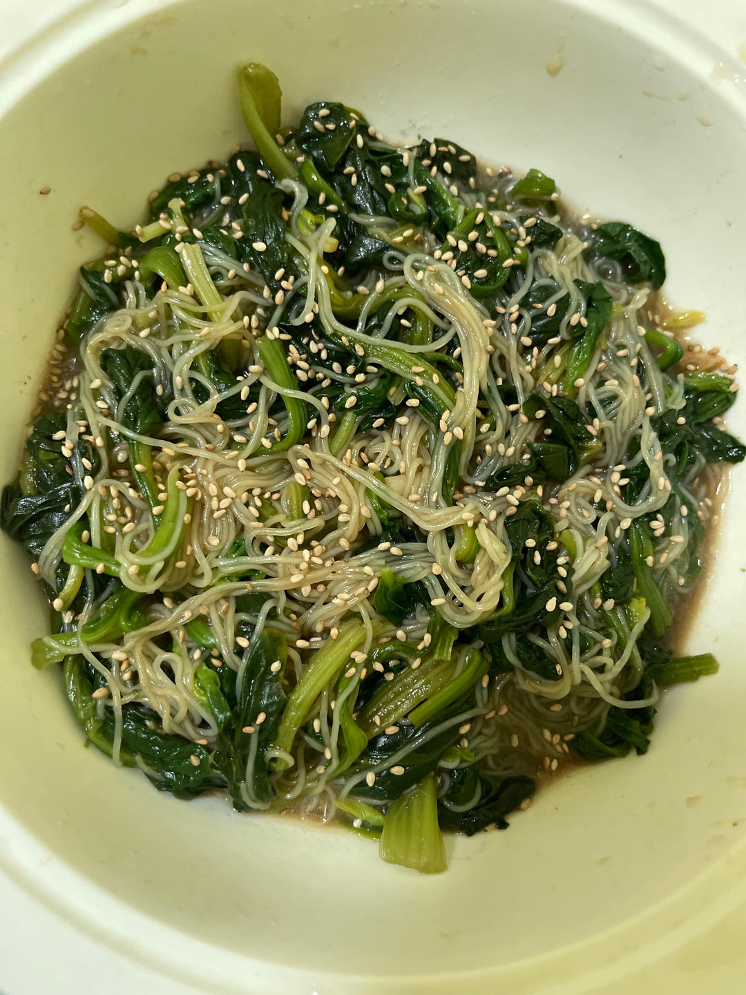 万能凉拌菜料汁（凉拌菠菜粉丝）