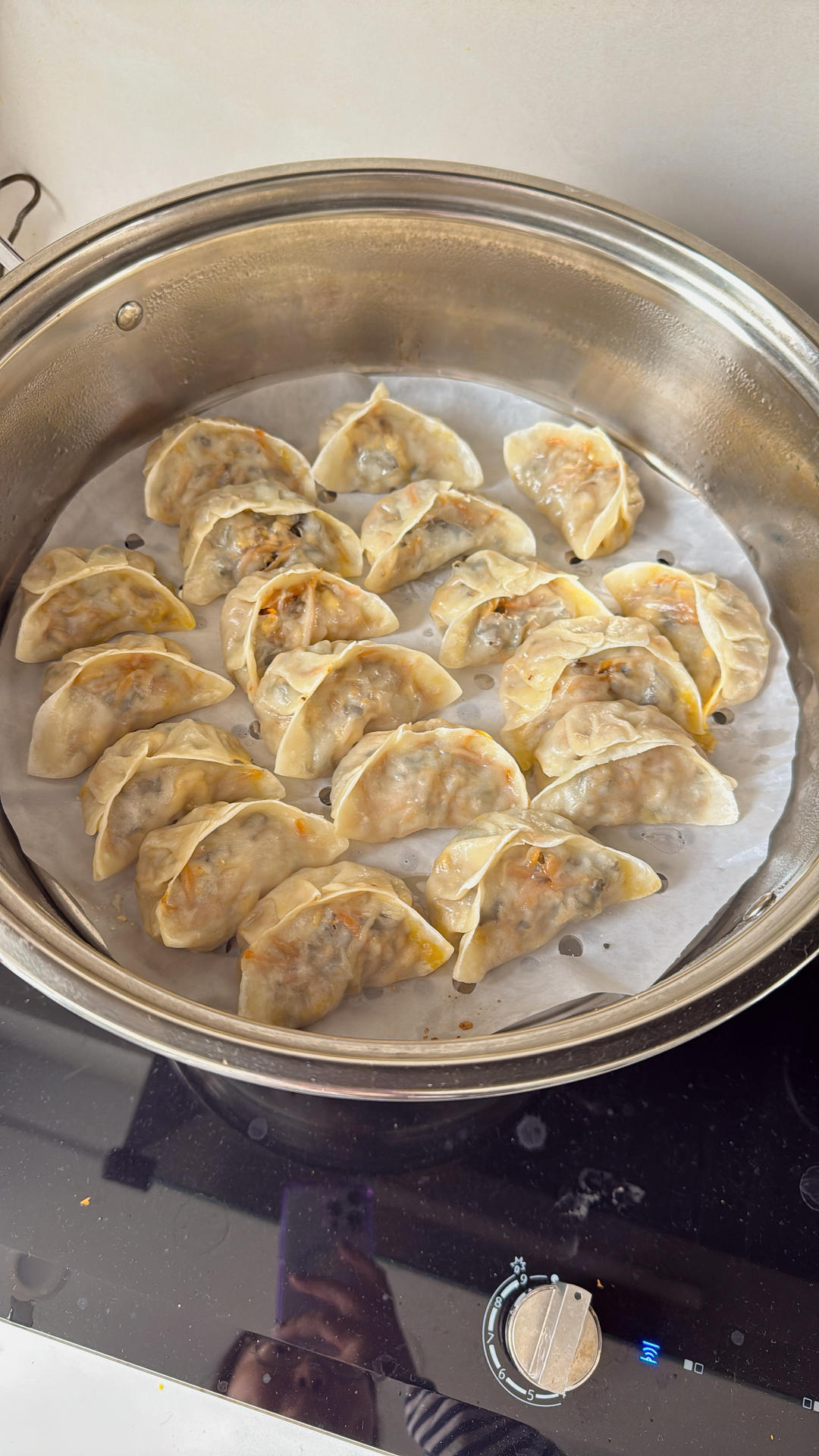 胡萝卜鸡蛋香菇木耳素馅饺子