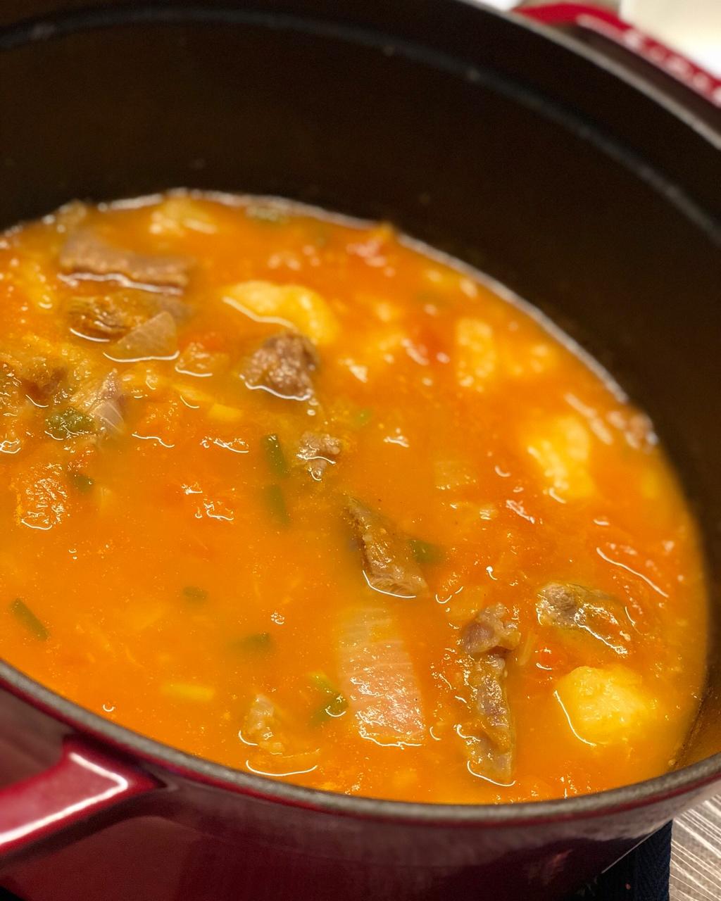 番茄土豆炖牛腩