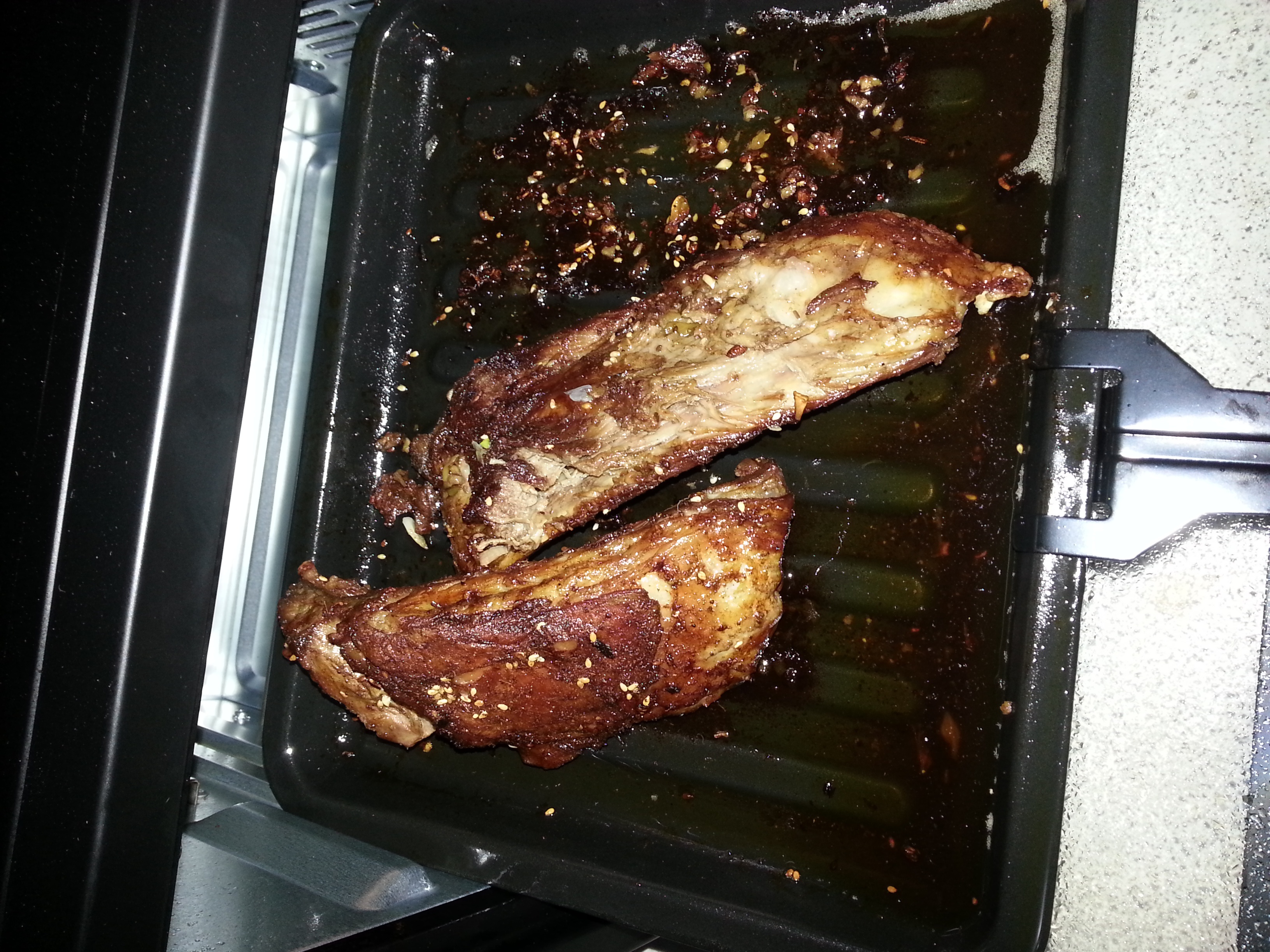 香辣孜然烤羊排