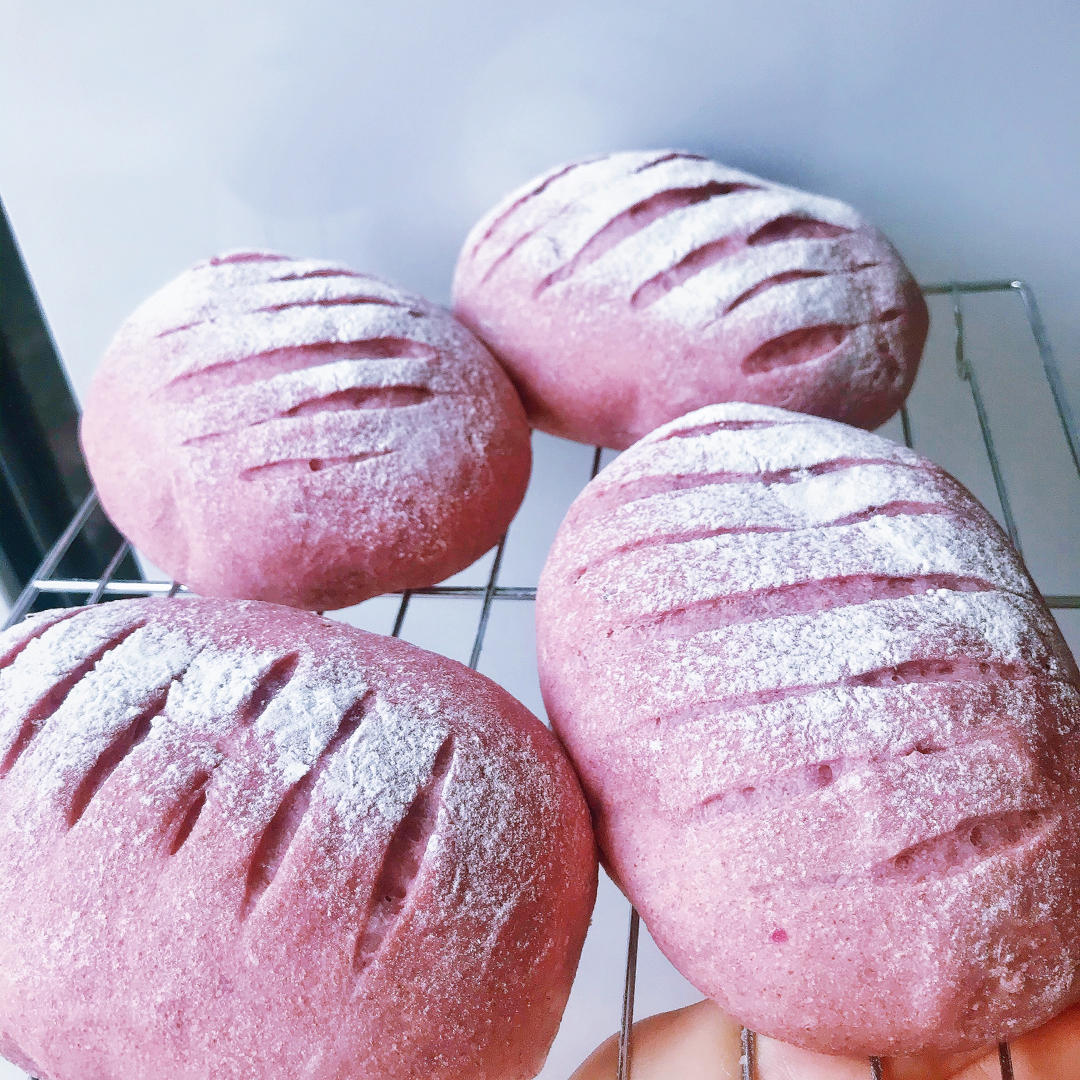 薯你最花心—紫薯无油软面包