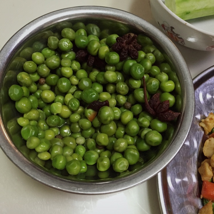 corallalala做的水煮豌豆