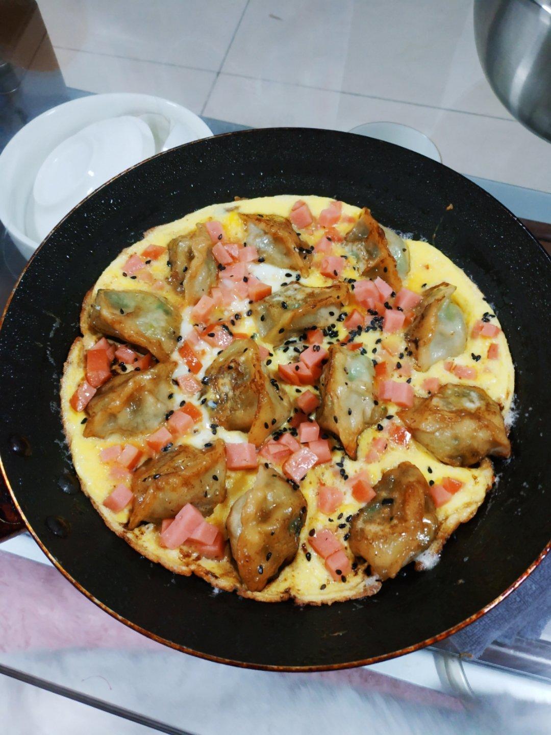 蛋抱煎饺（速冻饺）