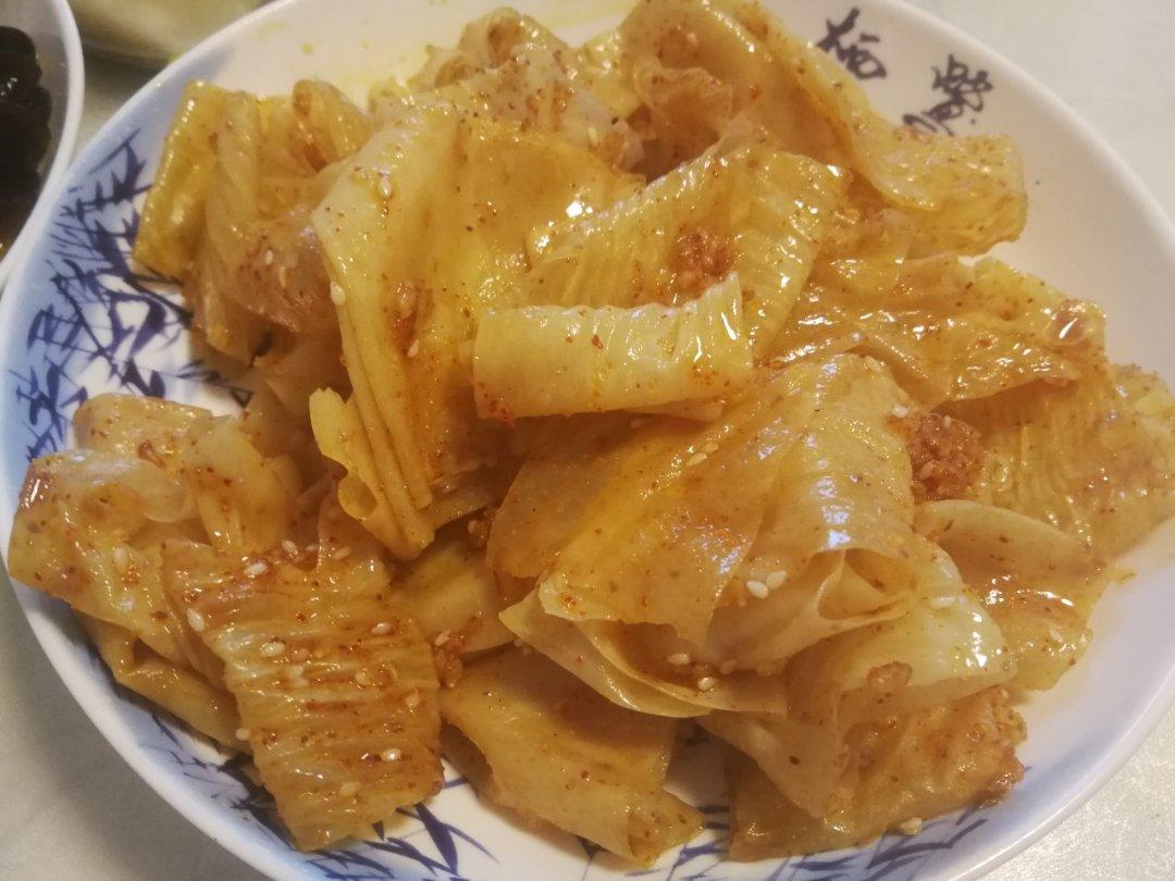 自制花蝴蝶辣条（豆皮）