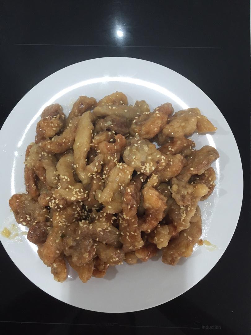 蜜汁柠檬鸡肉丁 宝宝辅食食谱