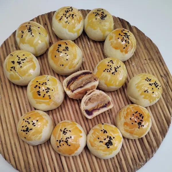 ㊙️网红麻薯肉松蛋黄酥🔥，好吃到爆‼️