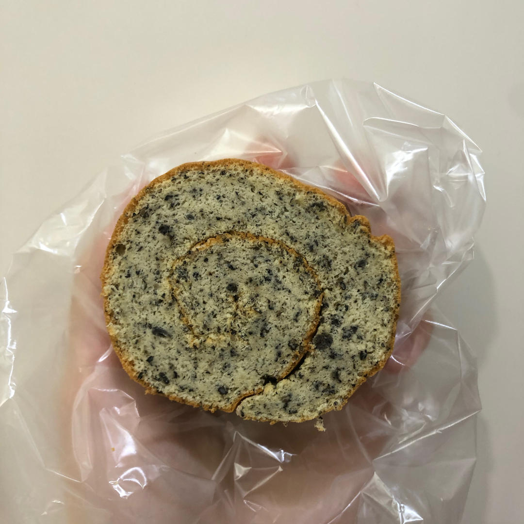 【黑芝麻蛋糕卷】健康甜品｜浓郁芝麻香