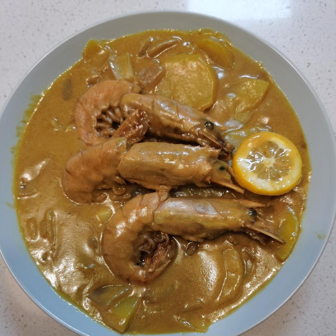 泰式咖喱虾