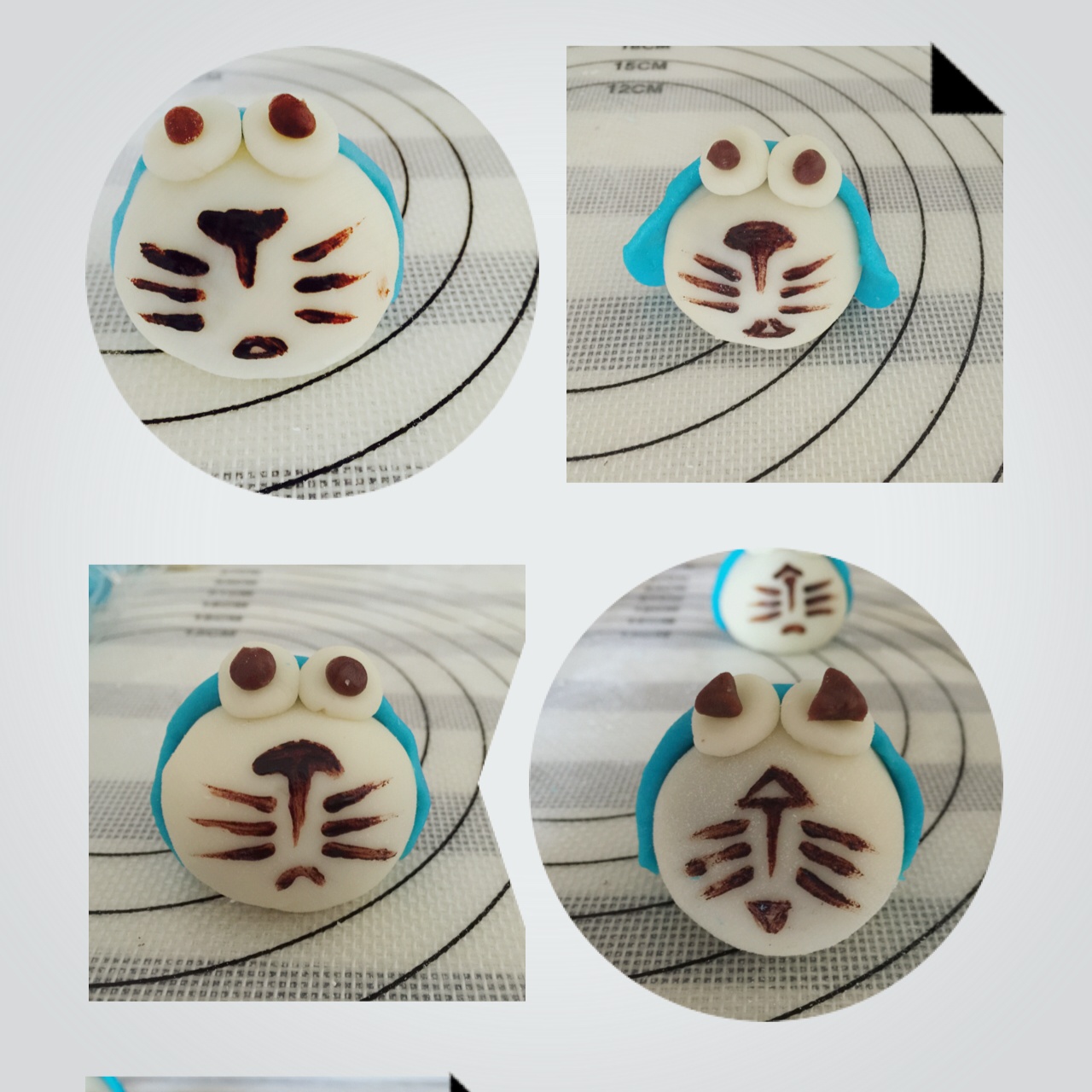 Q版～机器猫和萌萌猪冰皮包