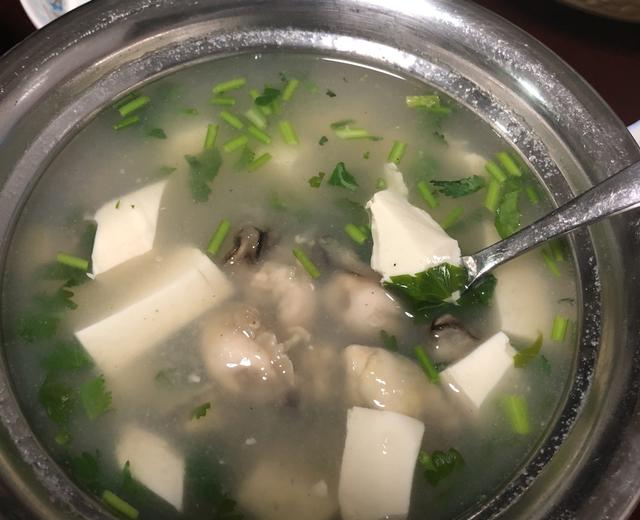 海蛎豆腐汤（滑）