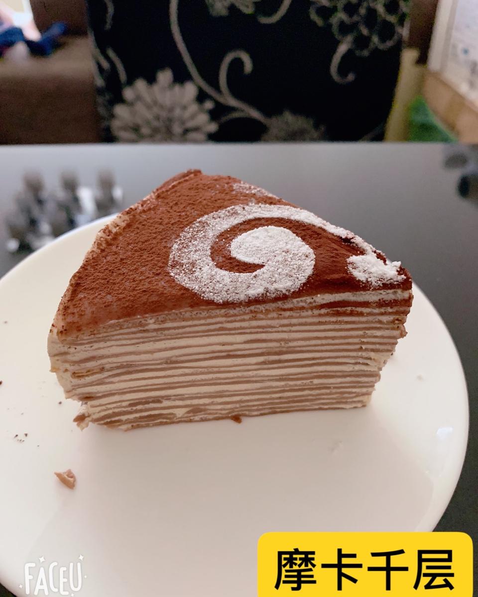 焦糖摩卡香蕉千层蛋糕