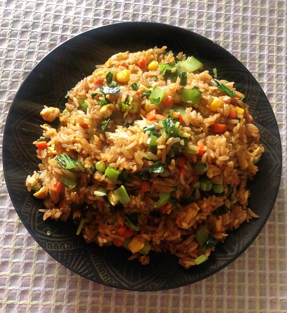 酱油炒饭(超级简单)