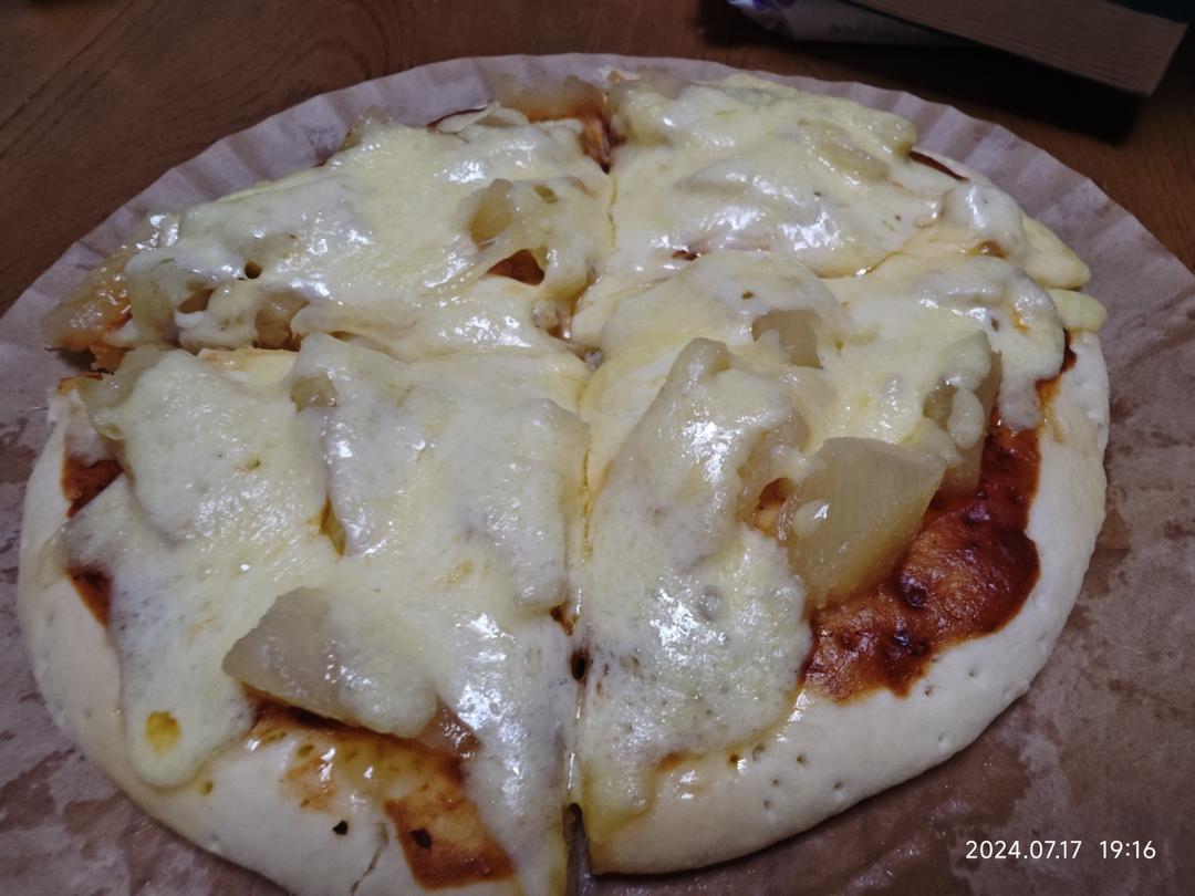 8寸披萨饼皮做法（🉑️厚🉑️薄，🉑️脆🉑️软）4张