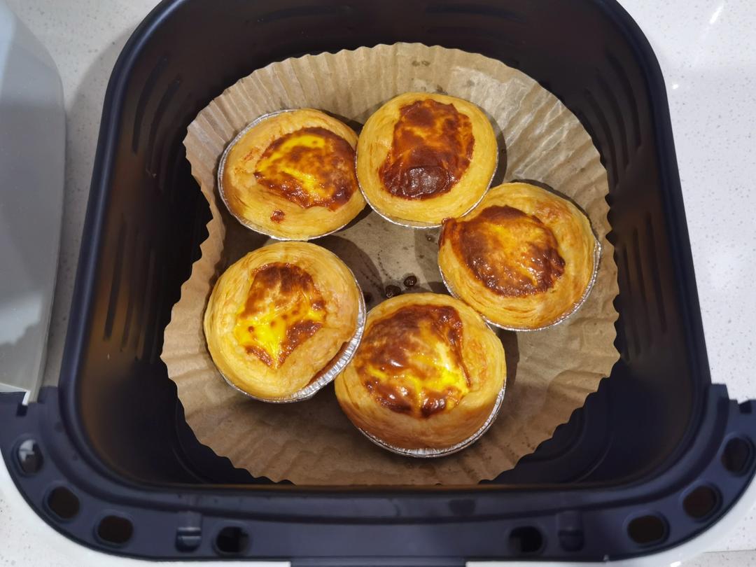 空气炸锅版全蛋葡式蛋挞『秒杀KFC』悠伴空气炸锅