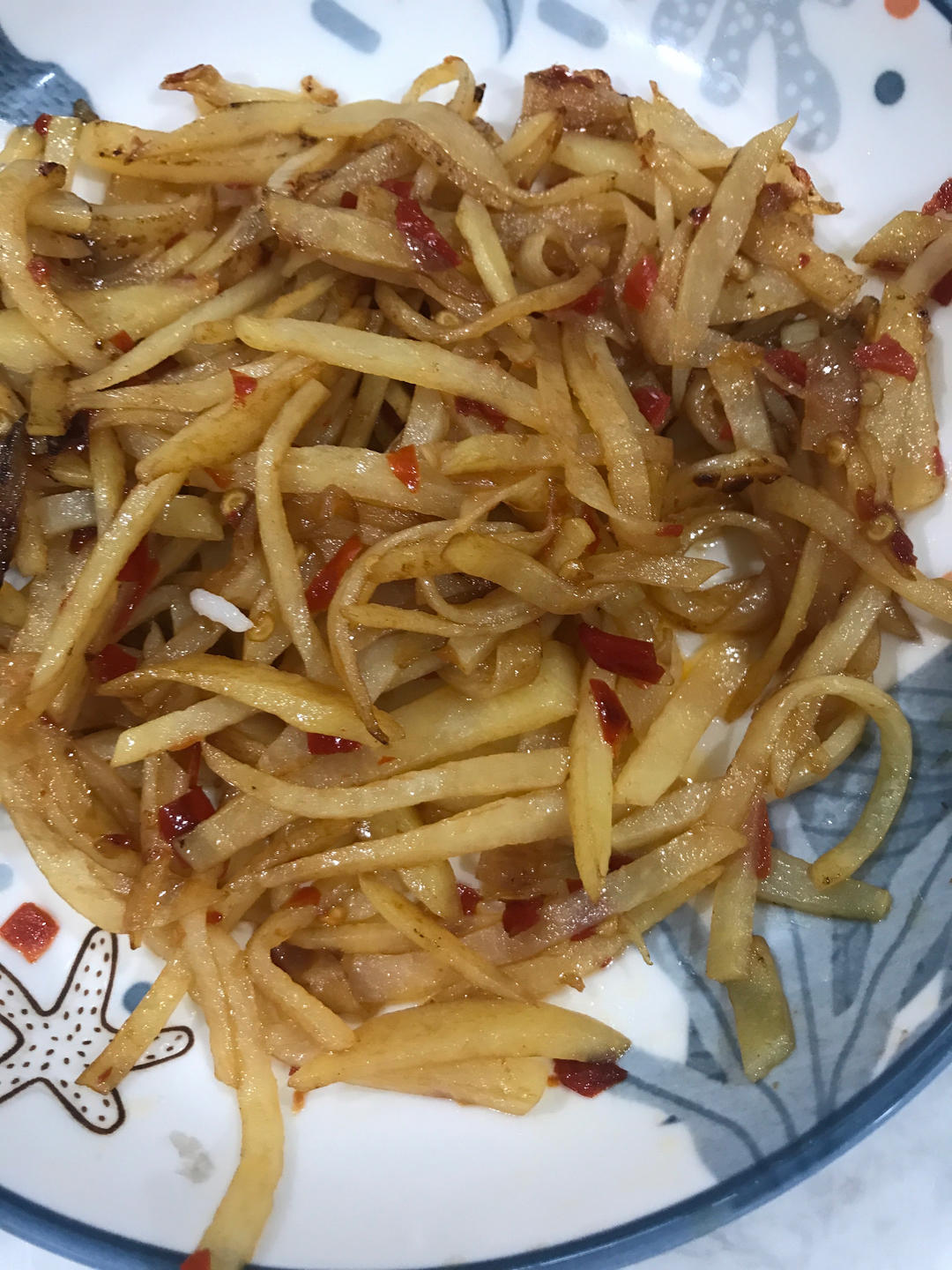 醋溜土豆丝（家庭版小炒）