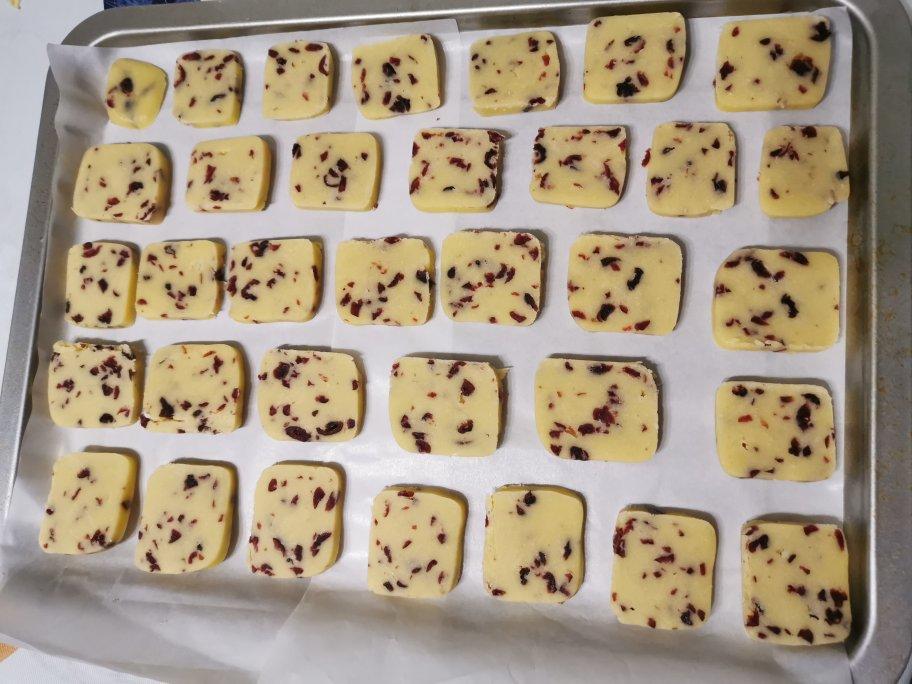 低糖少油版蔓越莓饼干