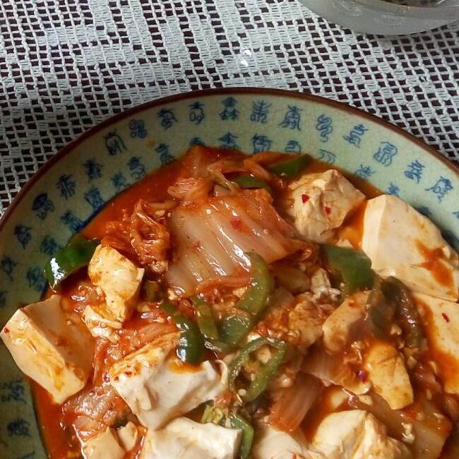 韩国泡菜吃豆腐的做法