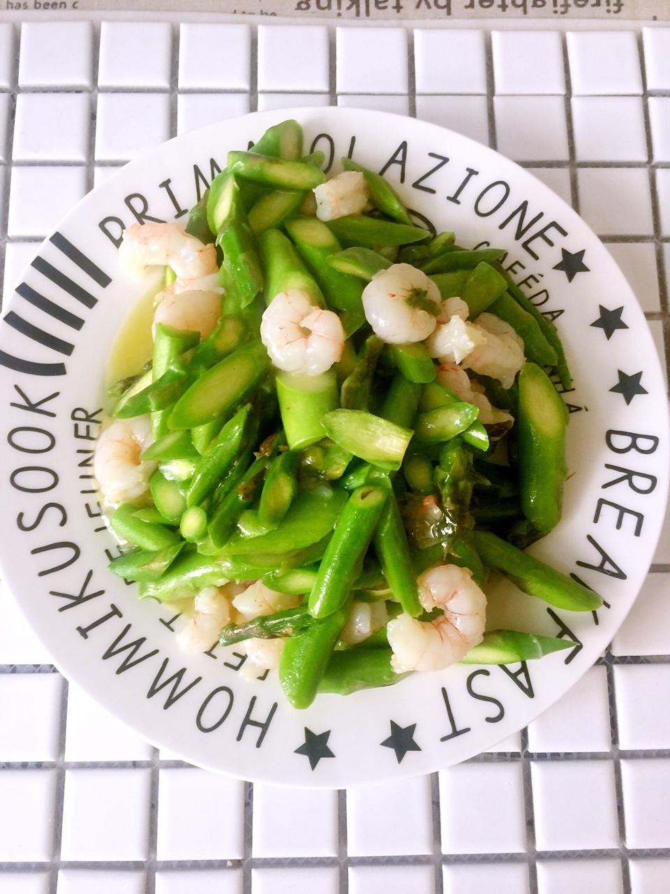 虾仁芦笋