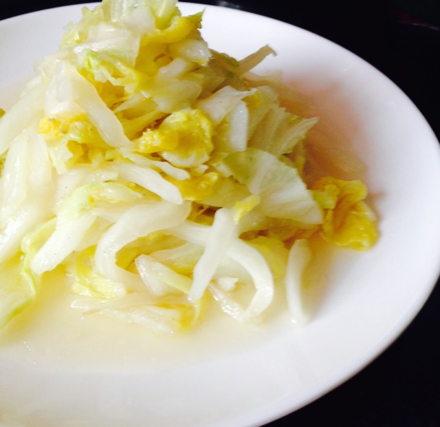 菁琳闲圃616做的蒜蓉炒黄牙白